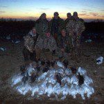A nice day hunting snow geese.