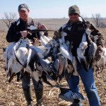Game strap were full on many of our early guided snow goose hunts in 2012.
