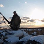 Extension tubes are legal when hunting snow geese during the spring season. This hunter might be taking it to extremes.