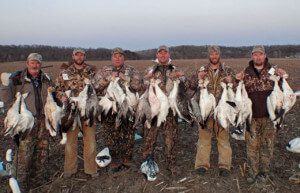 Spring 2012 snow goose hunters