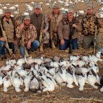 We are highly successful at hunting snow geese but remember these are migrating birds and weather can affect the hunting.