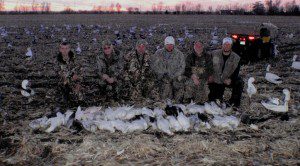 Missouri spring snow goose hunting