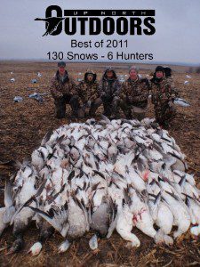 Best of our 2011 snow goose hunts. Five hunters shot 130 snows.