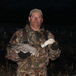 Another picture of the blue goose with the white neck collar. Notice the missing leg band.