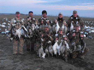 Snow geese harvest over Deadly Decoys™