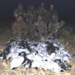 Above average day snow goose hunting