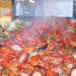 A group from Louisiana brought a little Cajun food and treated us to a crayfish boil.