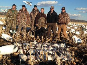 Mid-March Missouri snow goose hunt