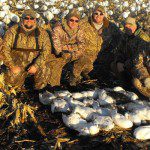 My cousins with on an average day snow goose hunting