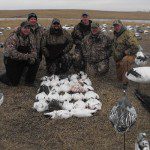 Cousins on day number 2 of their snow goose hunt
