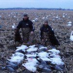 Owner Tracy Northup (left) and guide Billy Martin on a afternoon hunt.