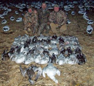 Another good mid February snow goose hunt.