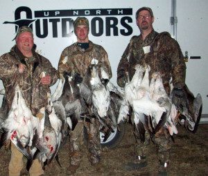 Banner snow goose hunt in February.