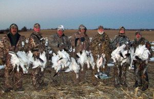 Above average February snow goose hunt.