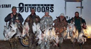 Banner snow goose hunt in February.