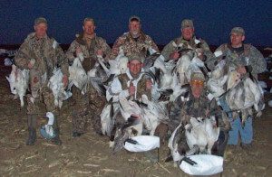This hunt was March 10, 2012. There was a pretty good snow goose migration this day. Unfortunately it was also the day that we lost most of our snow geese in NW Missouri. With the record high temperatures the snow geese moved out a week to two weeks earlier than normal.