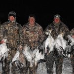 Early in the day the hunting was good. Once the black cloud moved through with the wind and snow the hunting for the rest of the day slowed.