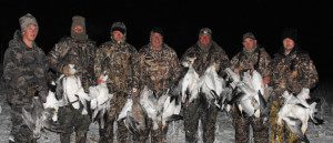 Early in the day the hunting was good. Once the black cloud moved through with the wind and snow the hunting for the rest of the day slowed.