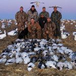 Another big February snow goose hunt.