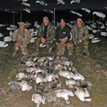 First day of our guided snow goose hunts in Arkansas.