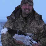 Hunter from California. They don't get many blue geese out there so they are always prized by the west coast hunters.