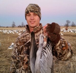 Snow Goose Hunter with Banded Blue Goose